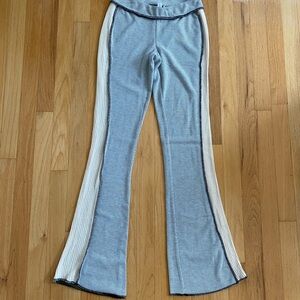 Urban Outfitters White, Gray, and Green Y2K Sweatpants Medium